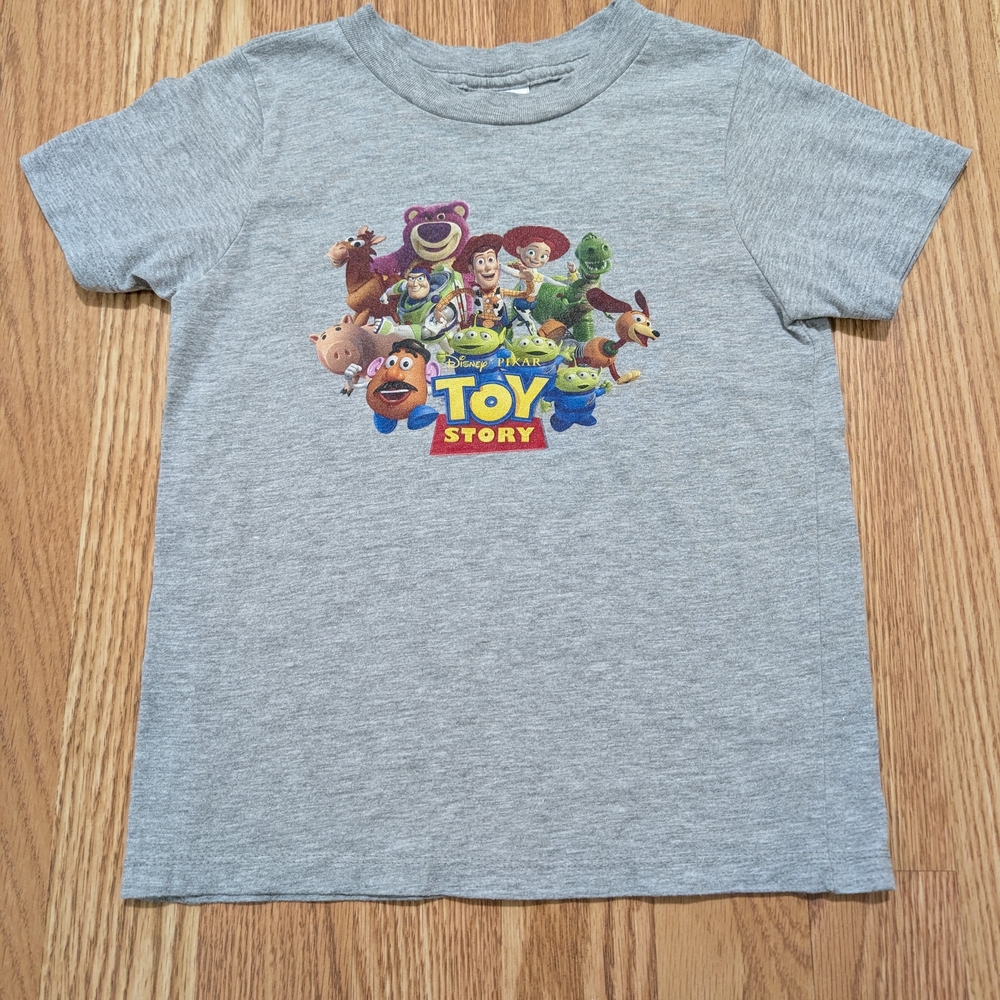 Disney Pixar Toy Story Kids Gray Graphic T-Shirt 4T